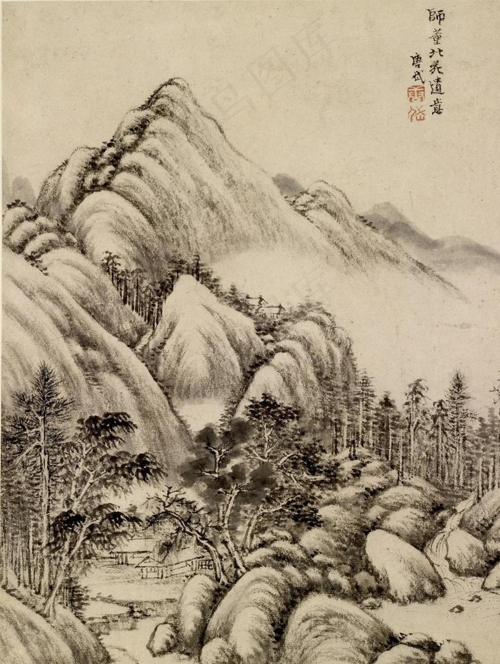 古画  山水  国画图片