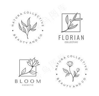 花卉logo图片