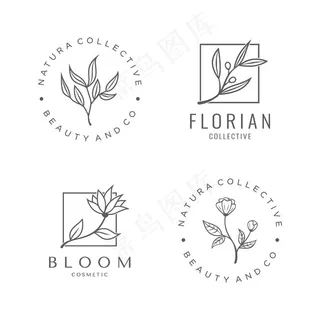 花卉logo图片
