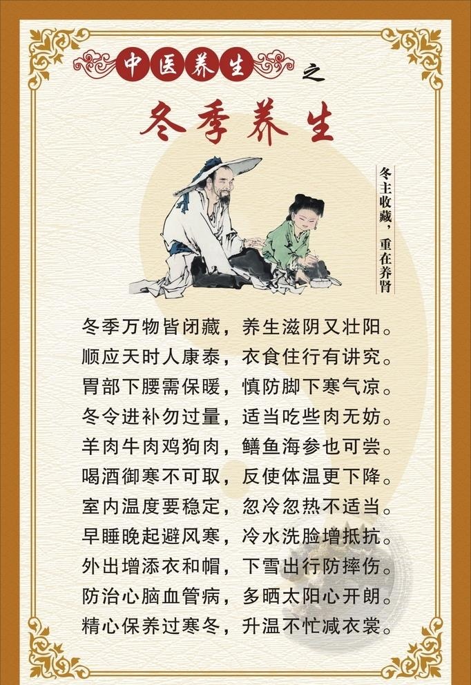 中医养生之四季养生冬季篇图片