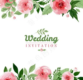 婚礼背景板图片