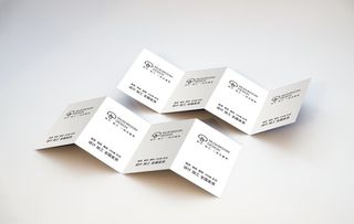 四折页样机图片