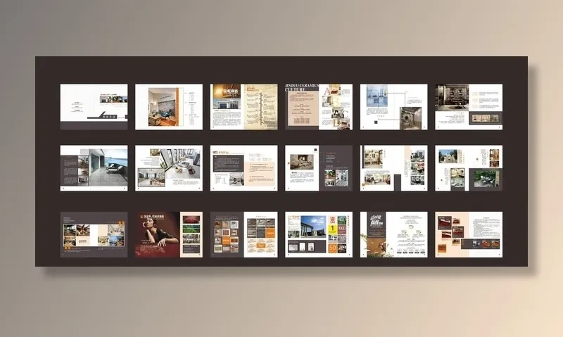 装修建材画册图片cdr矢量模版下载