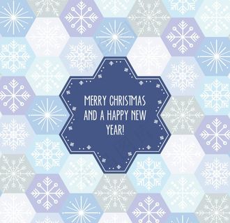 创意雪花标签背景图片