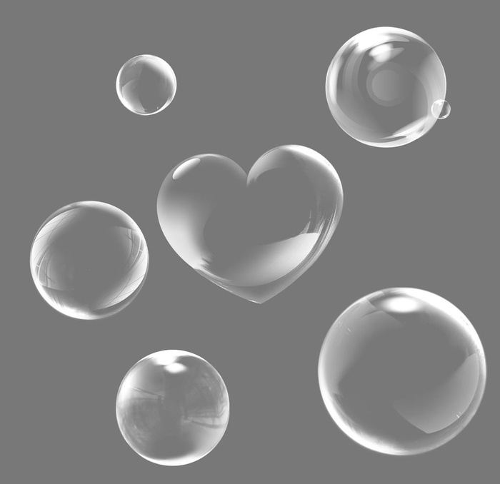 透明泡泡图片