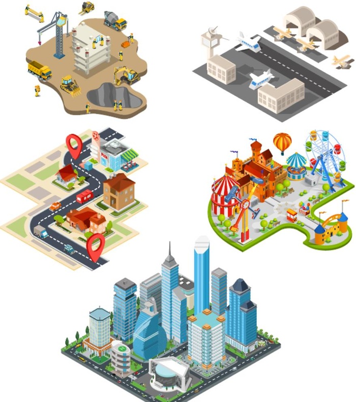 2.5d城市系列图片