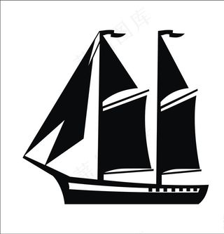 矢量帆船图片