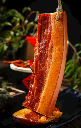 风干腊肉美食图片