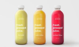 饮料瓶身包装样机效果图图片