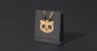 黑色手提袋图片