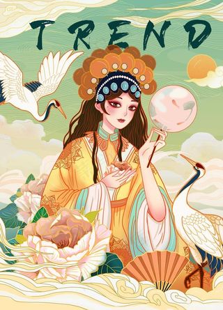 国潮戏曲文化图片