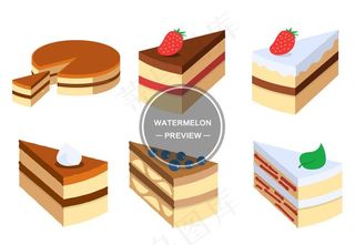 蛋糕面菜鸟图库片