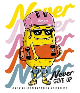 卡通动物滑板造型设计图片