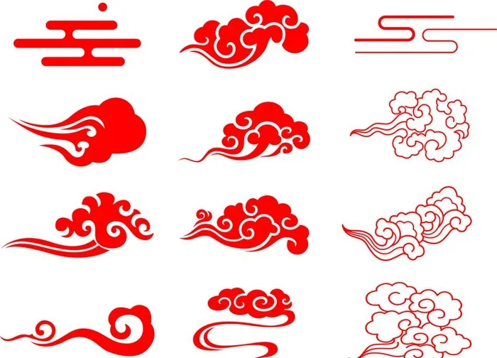 祥云图片cdr矢量模版下载