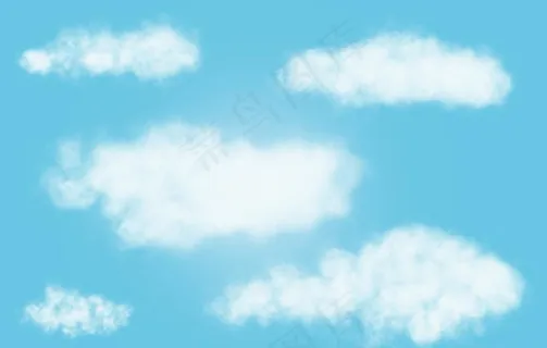 云素材 云朵 手绘图片 云素材 云朵 手绘图片