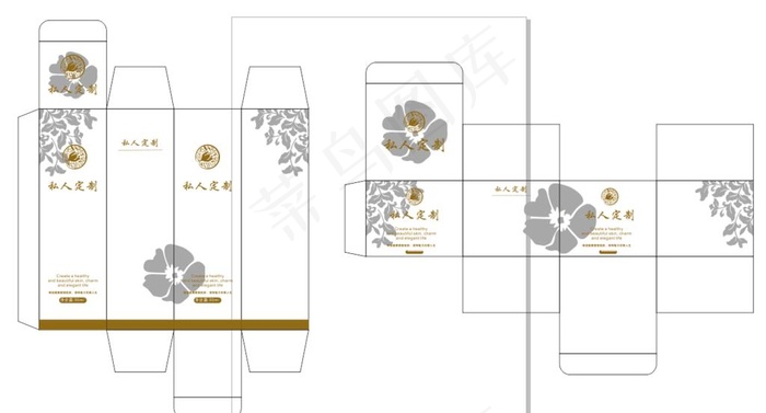 私人定制盒子图片cdr矢量模版下载