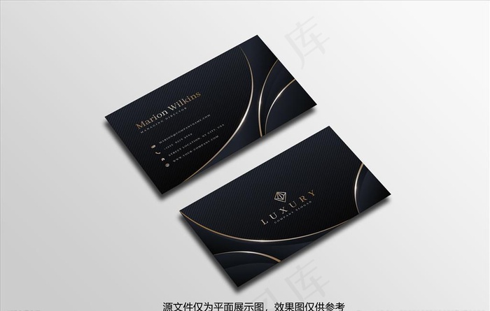 名片设计图片ai矢量模版下载