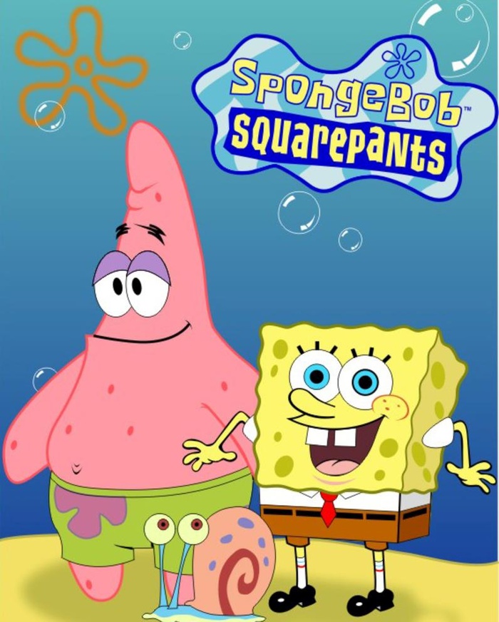 海绵宝宝 派大星 矢量图图片