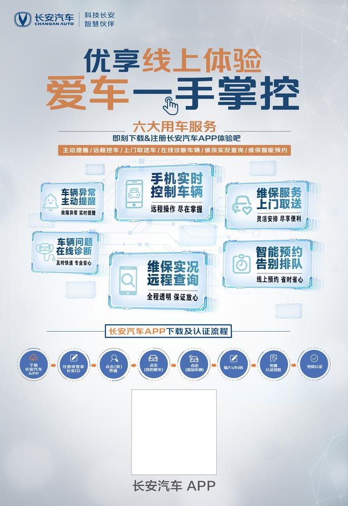 长安汽车APP桌牌图片(3150x4724)psd模版下载