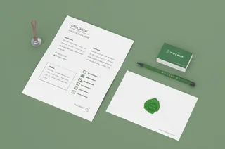 办公用品样机图片