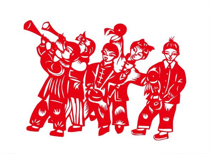 民俗剪纸图片