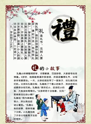 忠孝仁义礼智信图片