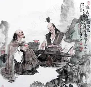 高山流水遇知音图片