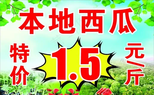 西瓜海报图片