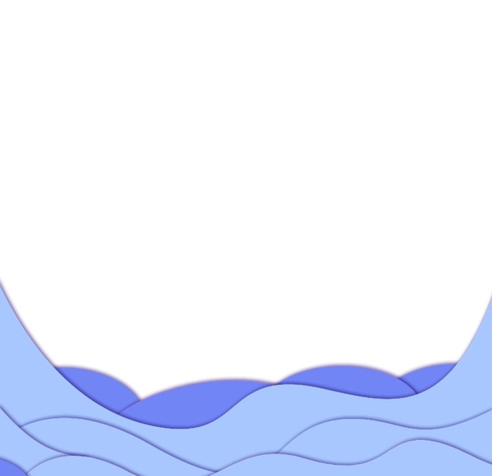 蓝色波浪商务边框图片