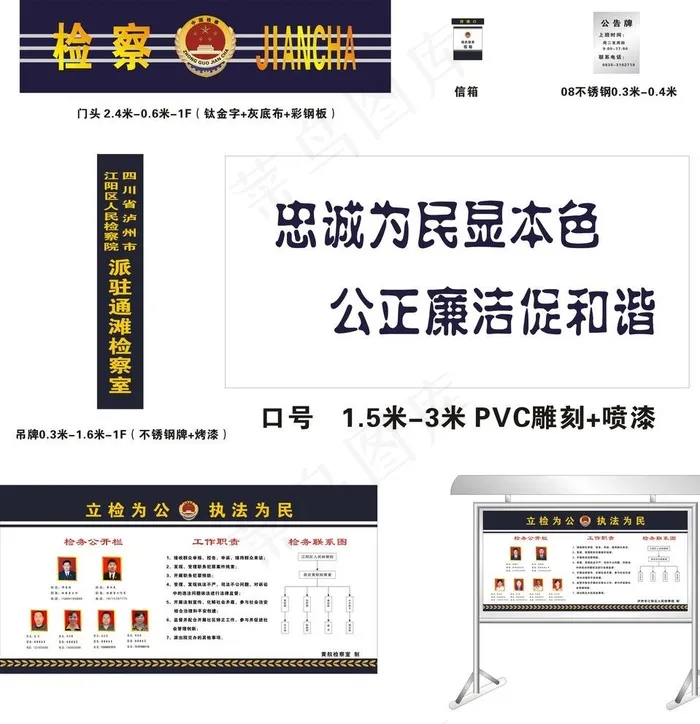 检察室制作方案图片cdr矢量模版下载