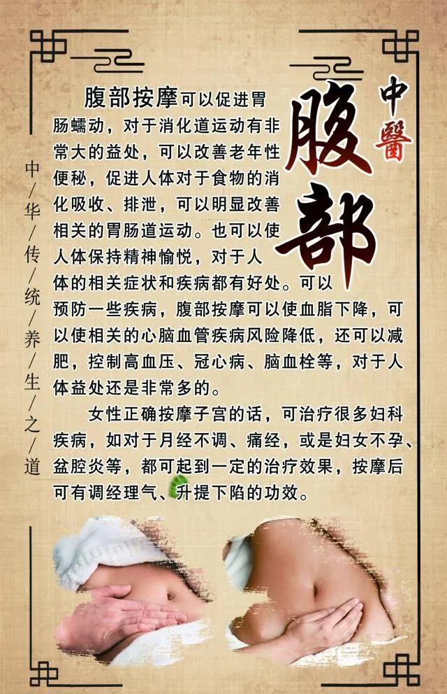 中医腹部按摩图片(1969x3149)psd模版下载