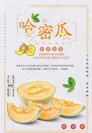 哈密瓜图片
