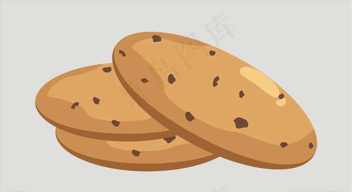 矢量饼干图片