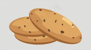 矢量饼干图片