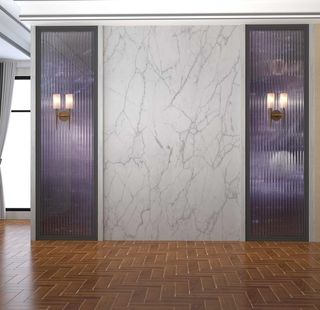 现代轻奢卧室空背景墙图片