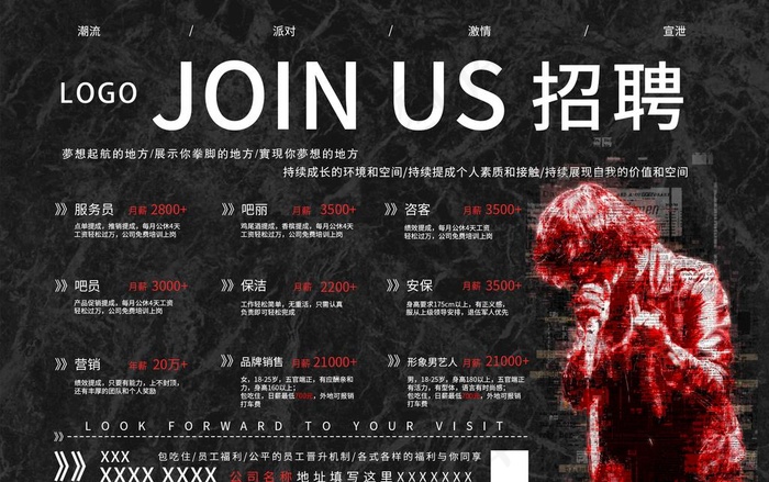 酒吧招聘横版图片(2244x1476)psd模版下载