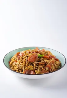 火腿炒面图片 火腿炒面图片