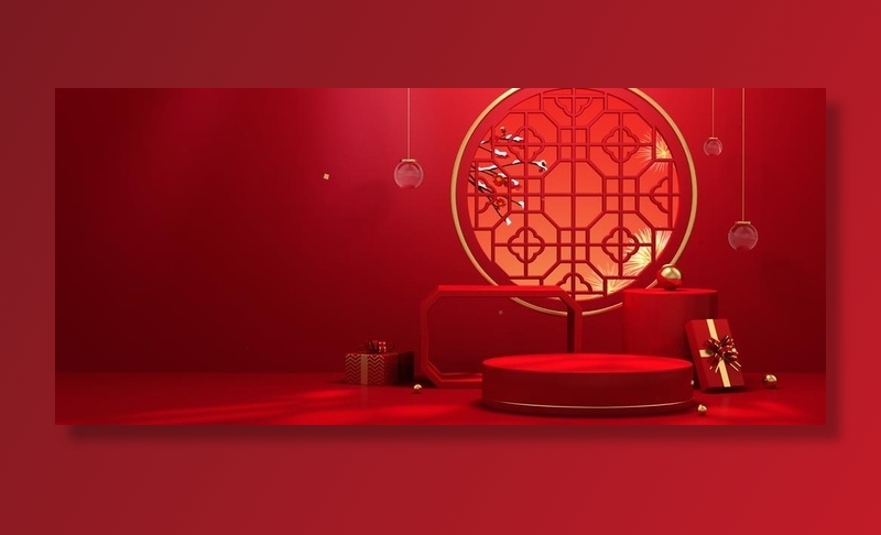 新年图片(6400x3000)psd模版下载