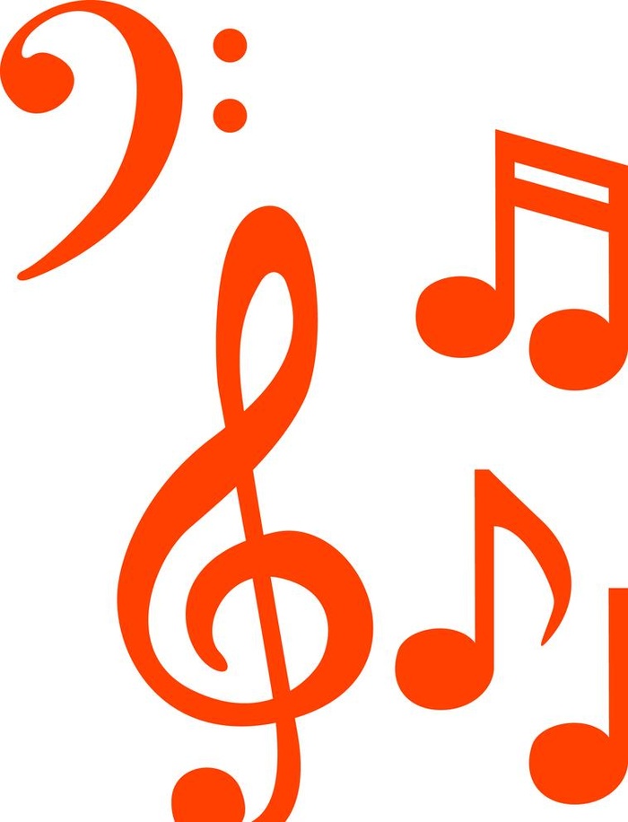 音符标识宣传元素矢量图片