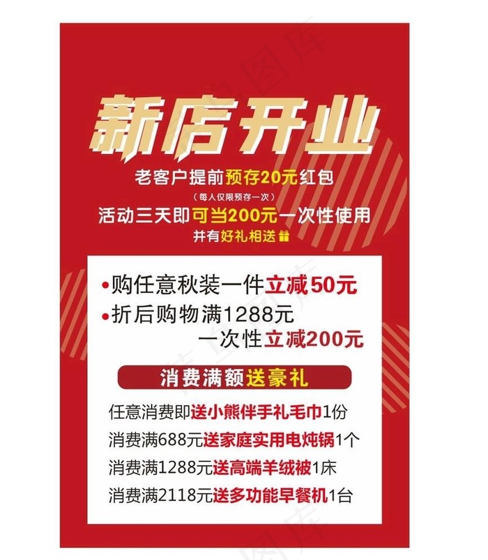 新店开业图片cdr矢量模版下载