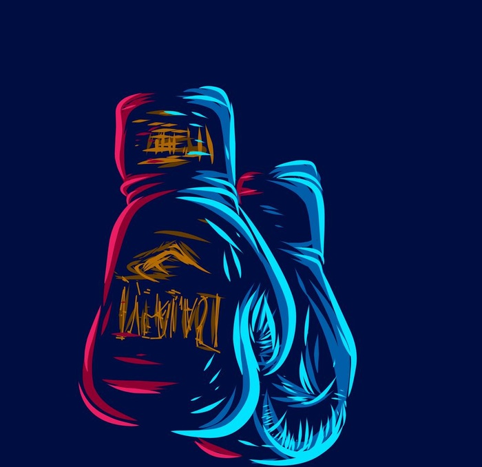 卡通拳击手套图片