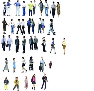 psd后期人物素材图片