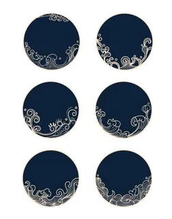 国风圆形边框 国潮图片