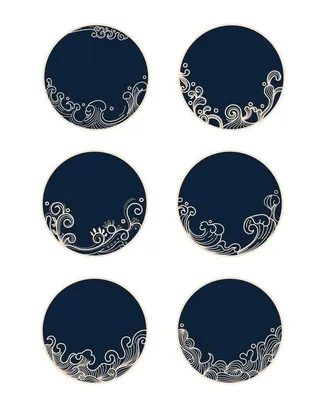 国风圆形边框 国潮图片