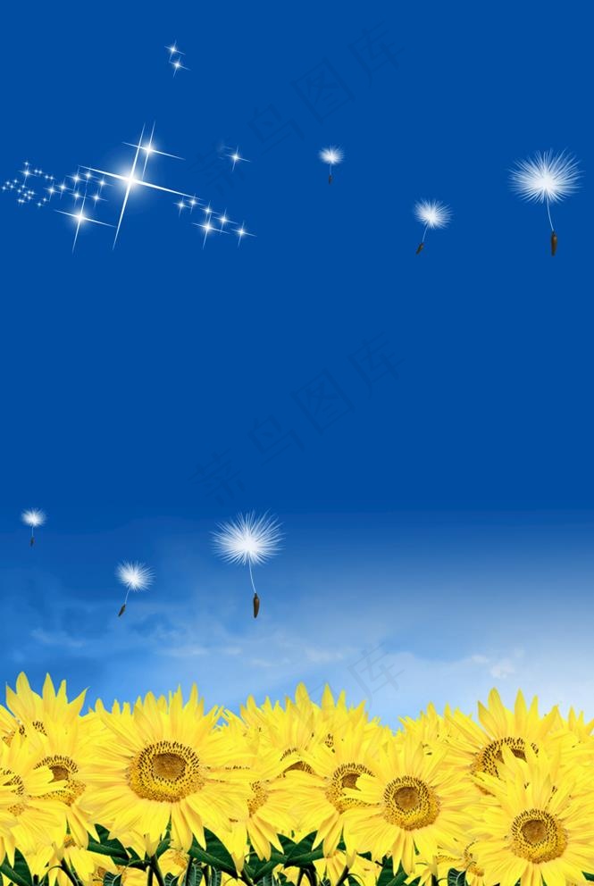 向日葵背景图片