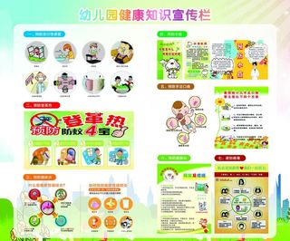 幼儿园健康知识宣传栏图片