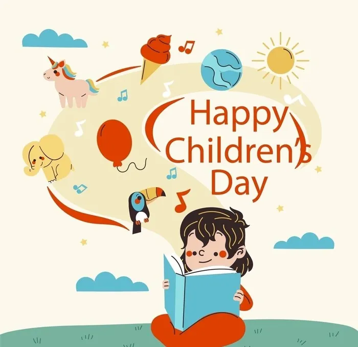 六一儿童节 插画 卡通 手绘图片ai矢量模版下载