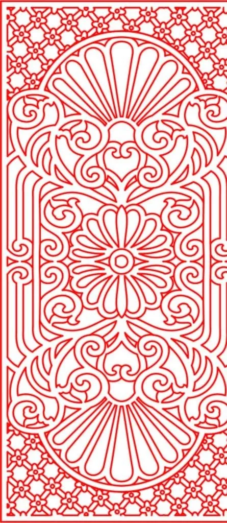 铁艺屏风2图片ai矢量模版下载