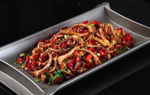 炭火鱿鱼须图片