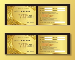 金色会员卡 VIP卡 会员卡图片